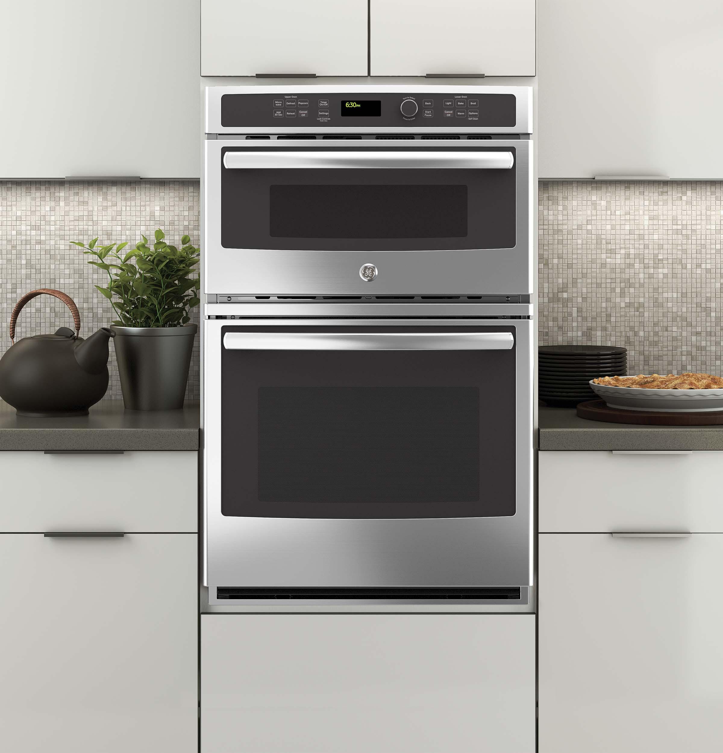 27 inch gas wall online oven microwave combo